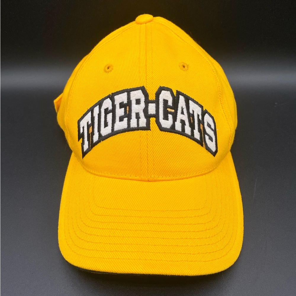 Hamilton Tiger Cats American Needle Official License CFL Hat Cap Yellow Buckle